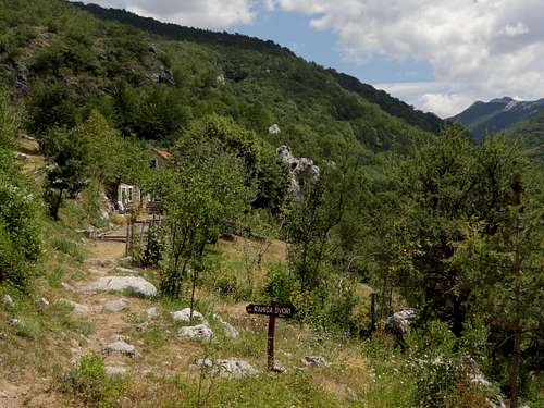 Ramića dvori, third hut, also not far over the Paklenica hut