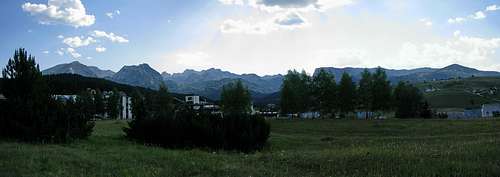 Panorama of Durmitor from Zablijak