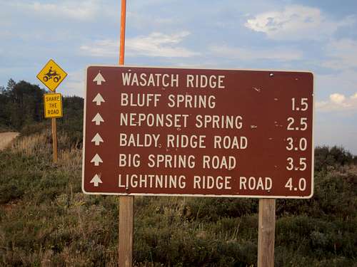 Wasatch Ridge Sign
