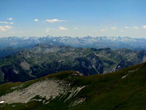 View from summit toward Prokletije