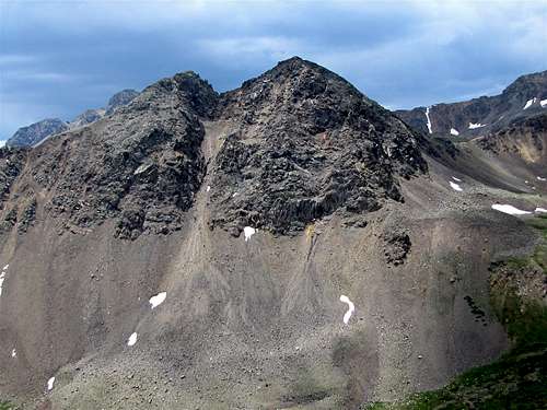 North face of Larson Peak