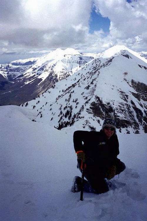 On the summit ridge