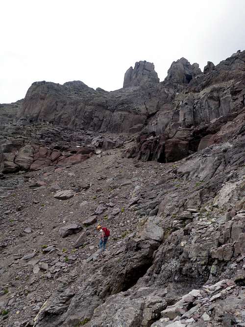 Descent gully