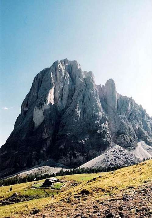 Sassolungo's north face from...