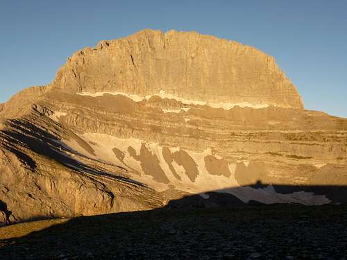 Stefani peak photographed at early morning