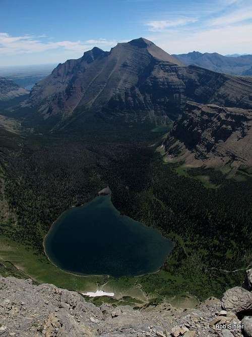 Rising Wolf Mountain and Oldman Lake