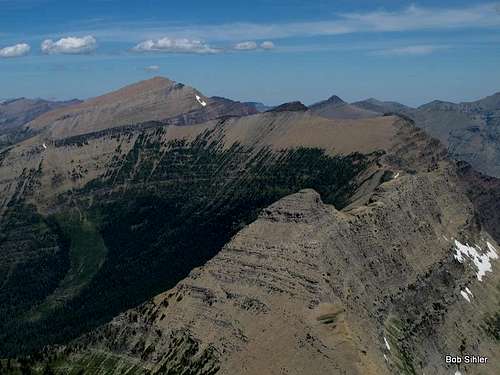 Mount James, Medicine Grizzly Peak, and McClintock Peak
