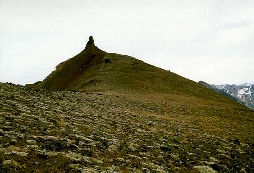 The north ridge of Twin Peaks...