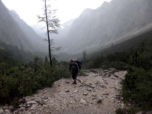 Ascending in the Krma valley