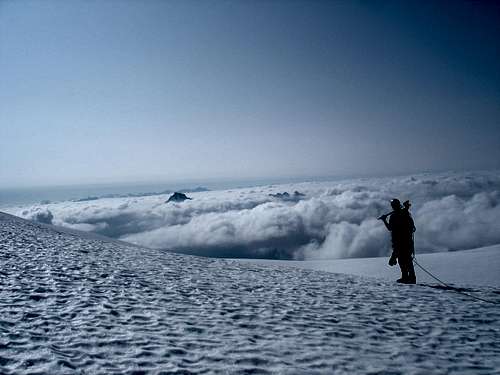 Above the clouds!