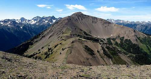 Gray Wolf Ridge Panorama from Baldy