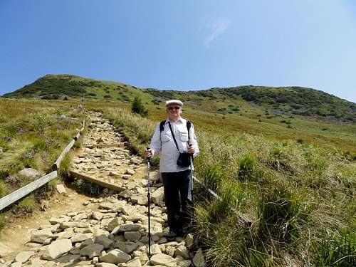 On route to Mount Tarnica (1346 m)