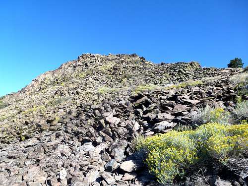 Rock pile below Ladybug Peak