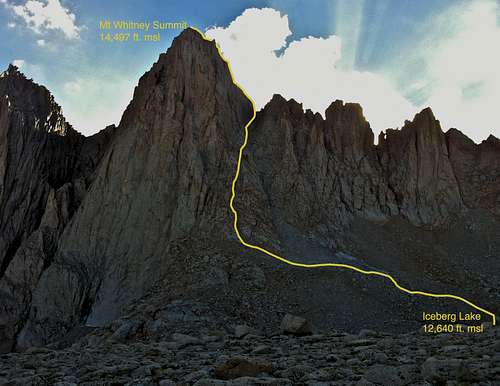 Mountaineers Route in Summer