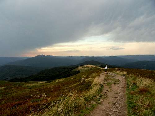 Tourist mountain trail Wołosate - Muczne
