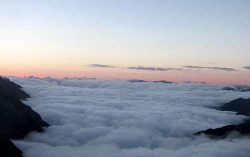 The Dolomites at sunrise