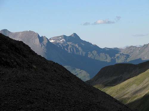 Great view to Grosses Wiesbachhorn (3564m)