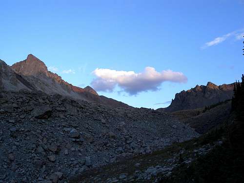 Twilight Approach to the High Basin