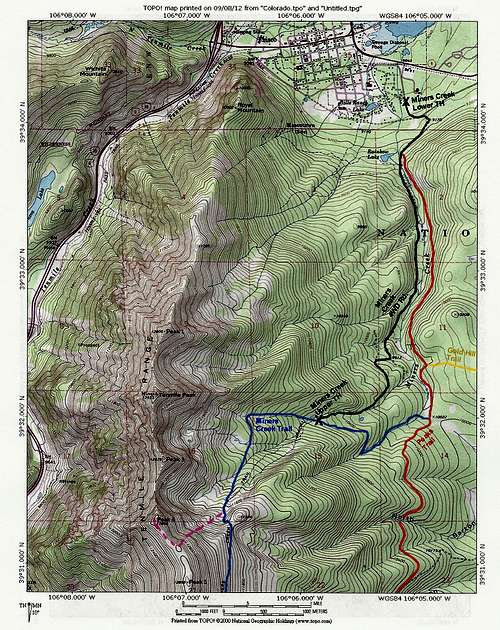 Peaks Trail/Miners Creek Trail