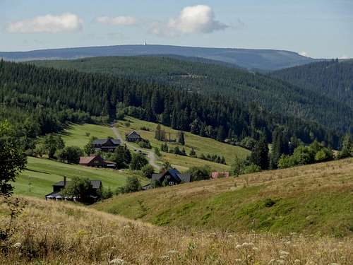 Černá Hora over Malá Úpa