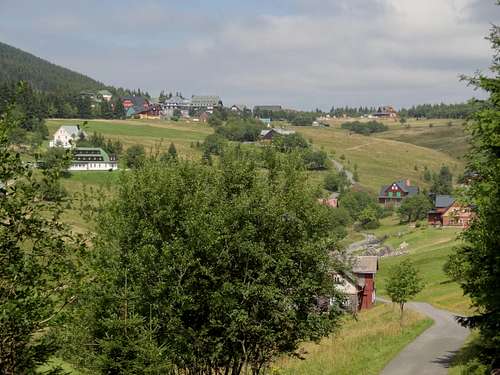 Trail from the church to upper Malá Úpa 