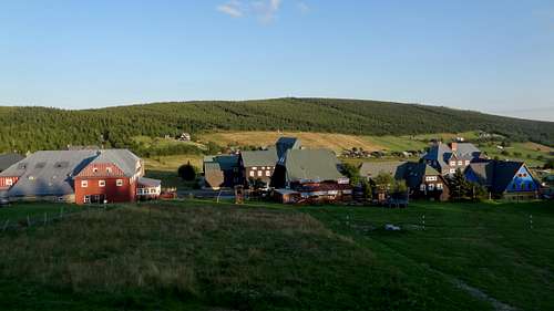 Upper Malá Úpa in the evening