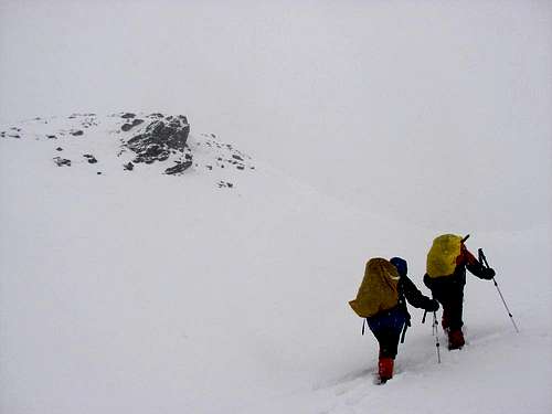 Reaching the col