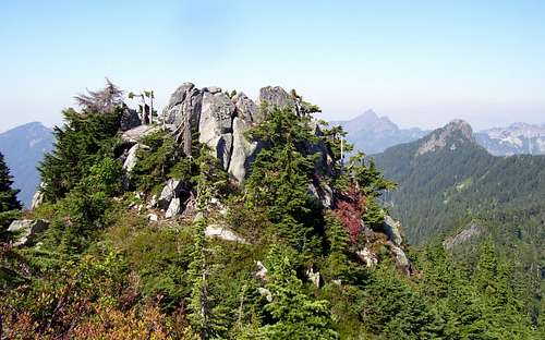 The summit of Point 5150 (Ragged Ridge)
