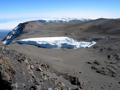 Mt Kilimanjaro - view from Kibo