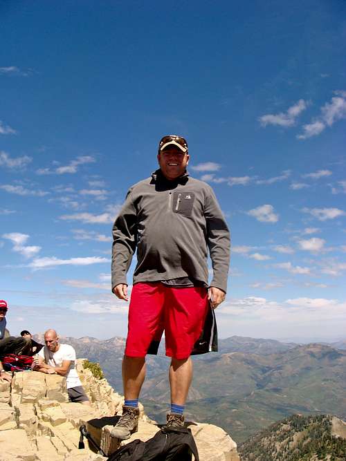 Fat guy on the summit