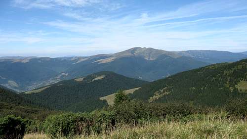 The ridge of the Svydovets