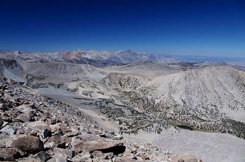 Looking north from the summit