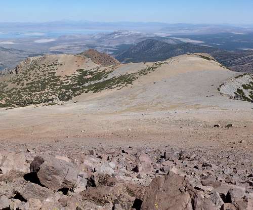 View northeast from the summit of San Joaquin Mountain