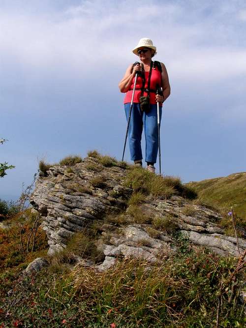 On route to Mount Bukowe Berdo (1312 m)