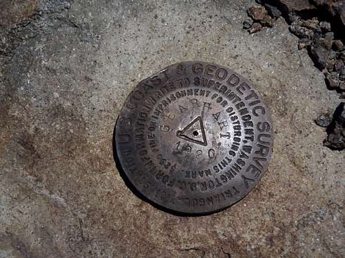 Gearhart USGS Benchmark