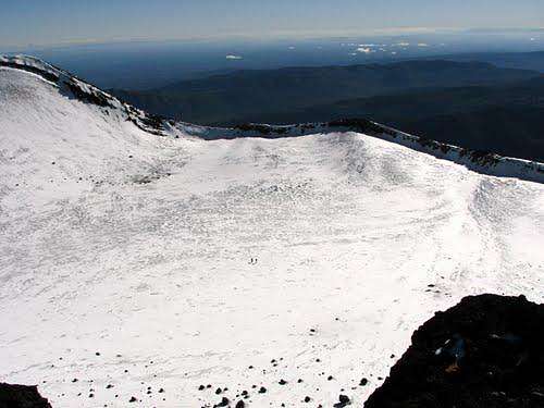 Cráter of Volcán Lonquimay