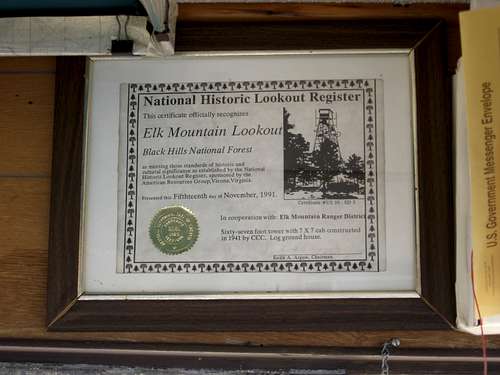 National Historic Lookout Register