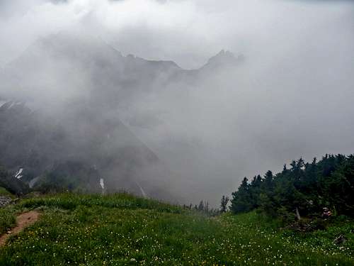 Misty Mountains from the Meadows