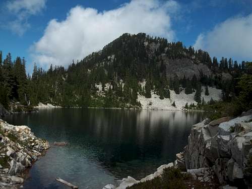 Gem Lake and Wright Mountain