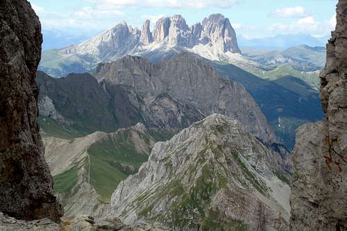 Langkofel Group from the south