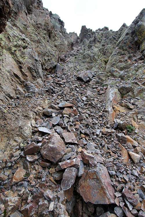 Peak Nine access gully