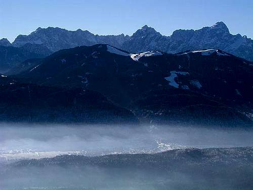 Julian Alps from the summit...