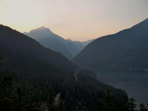 Diablo Lake from Thunder Knob