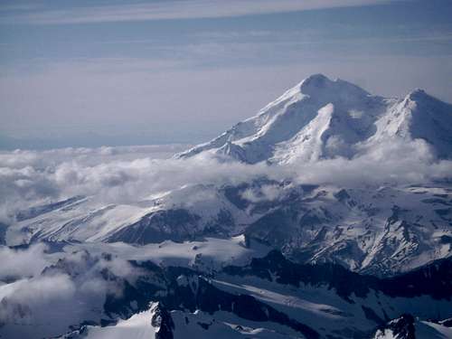 Redoubt Volcano-Highest Peak in Aleutian Range.