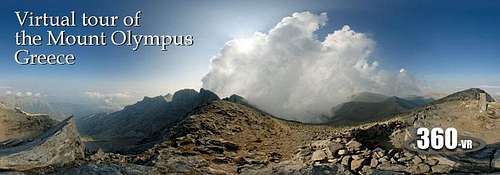 Virtual tour of  the Mount Olympus (Olymbos)