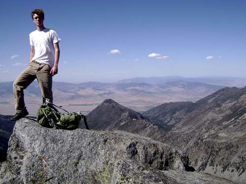 Myself on the summit of Mt Cowen.