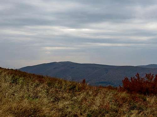 Mount Rawka in Western Bieszczady