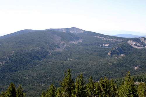 Mount Carmine and Aspen Butte from Mount Harriman