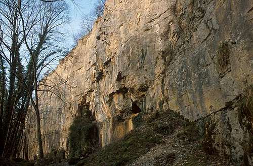 Hauteroche cliff
