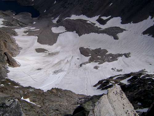 Don't slip!-The summit of Granite Peak MT